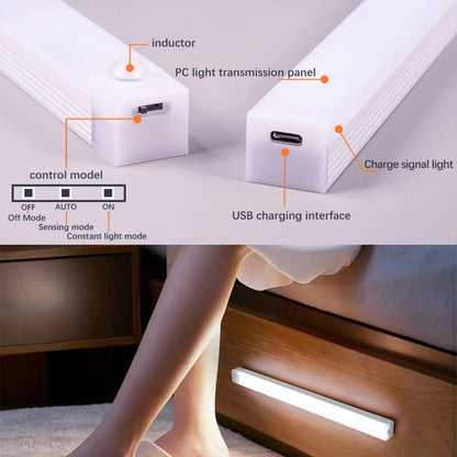 Sensor de Movimento LED Recarregável